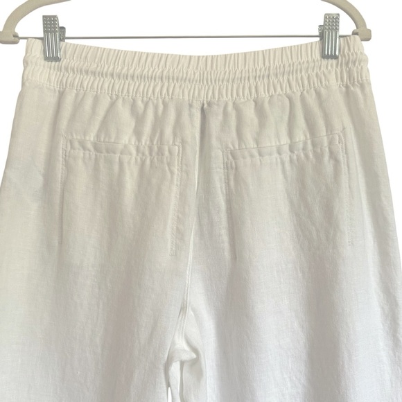 ATHLETA RETREAT LINEN CALLA LILY WHITE SIZE SMALL TALL - Picture 10 of 16
